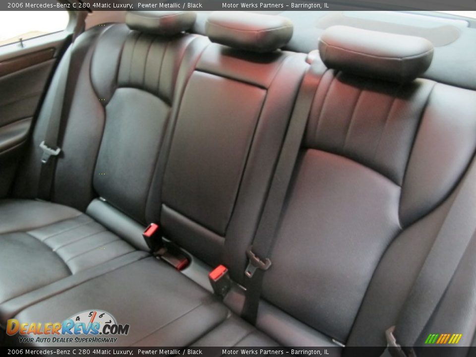 2006 Mercedes-Benz C 280 4Matic Luxury Pewter Metallic / Black Photo #18