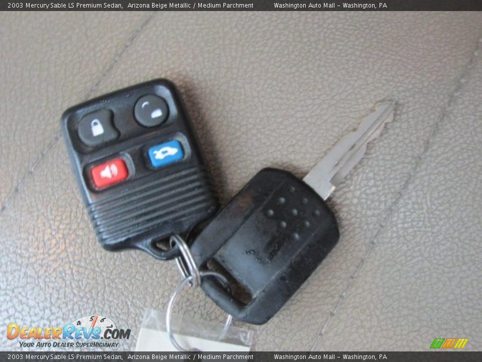 2003 Mercury Sable LS Premium Sedan Arizona Beige Metallic / Medium Parchment Photo #18