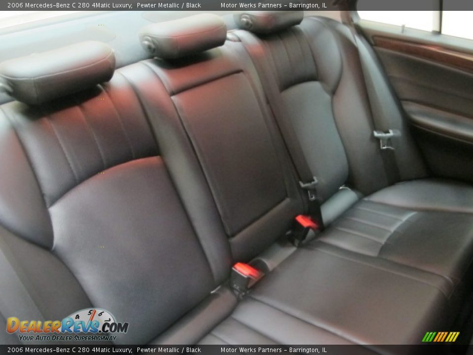 2006 Mercedes-Benz C 280 4Matic Luxury Pewter Metallic / Black Photo #20