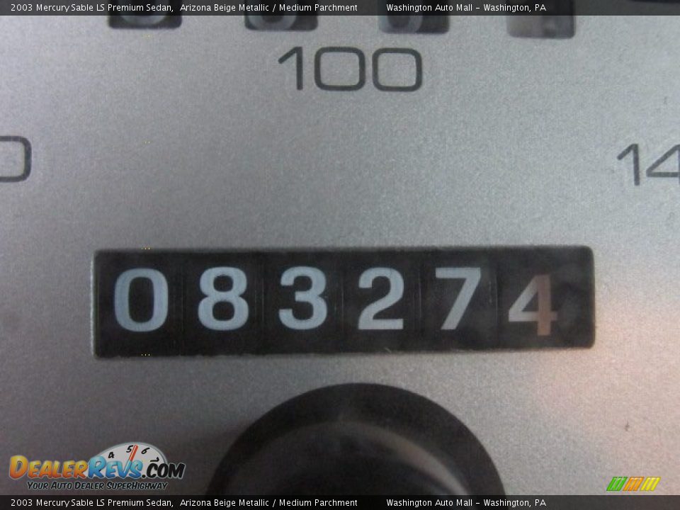 2003 Mercury Sable LS Premium Sedan Arizona Beige Metallic / Medium Parchment Photo #20
