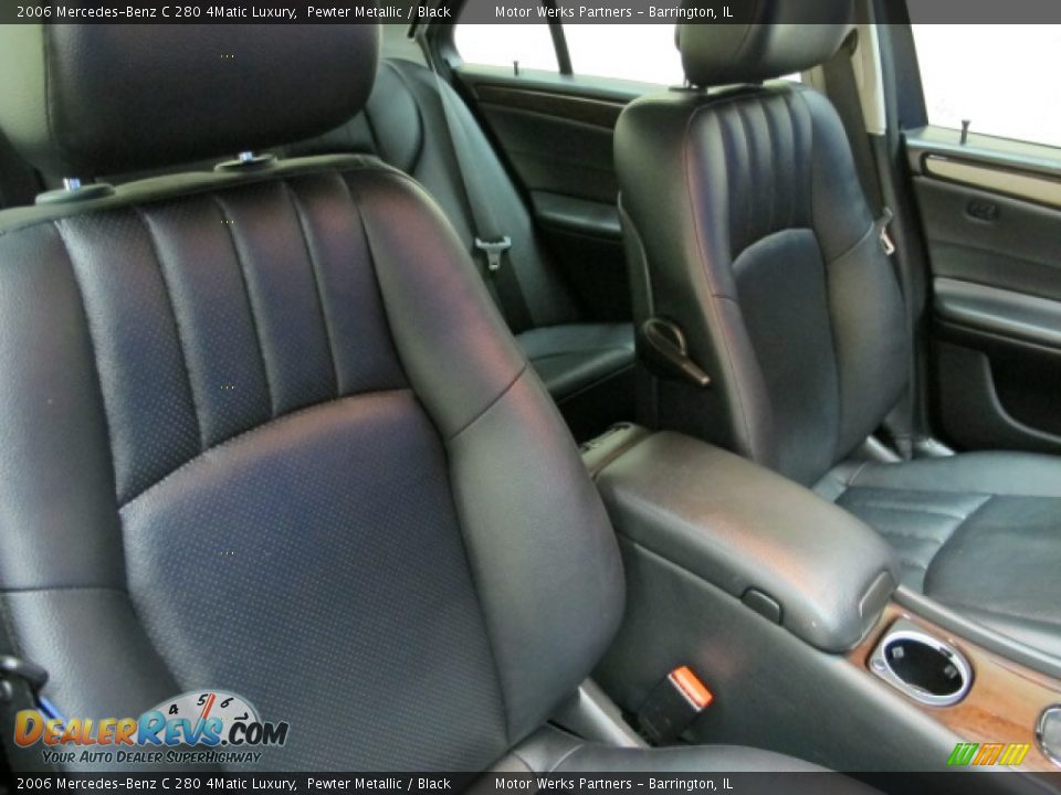 2006 Mercedes-Benz C 280 4Matic Luxury Pewter Metallic / Black Photo #22