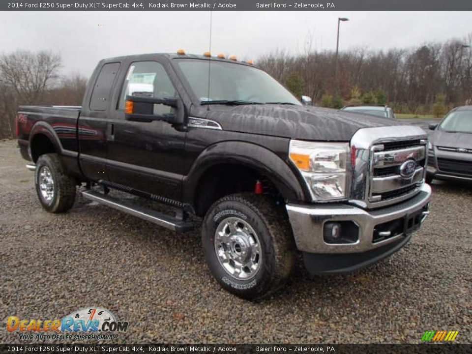 2014 Ford F250 Super Duty XLT SuperCab 4x4 Kodiak Brown Metallic / Adobe Photo #2