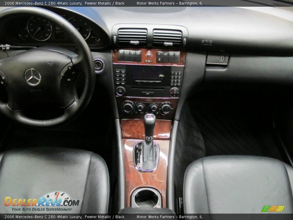 2006 Mercedes-Benz C 280 4Matic Luxury Pewter Metallic / Black Photo #24