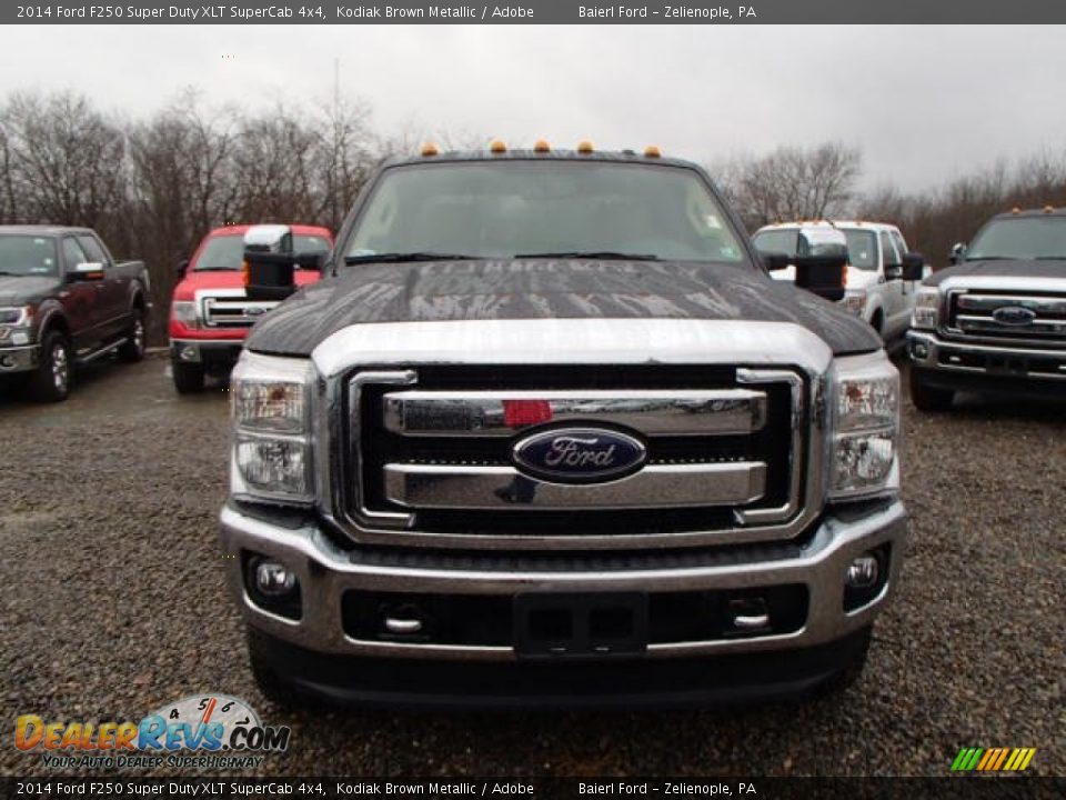 2014 Ford F250 Super Duty XLT SuperCab 4x4 Kodiak Brown Metallic / Adobe Photo #3