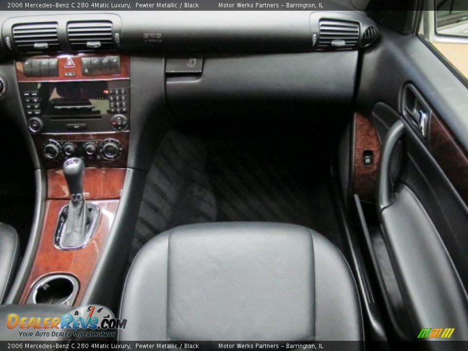 2006 Mercedes-Benz C 280 4Matic Luxury Pewter Metallic / Black Photo #25