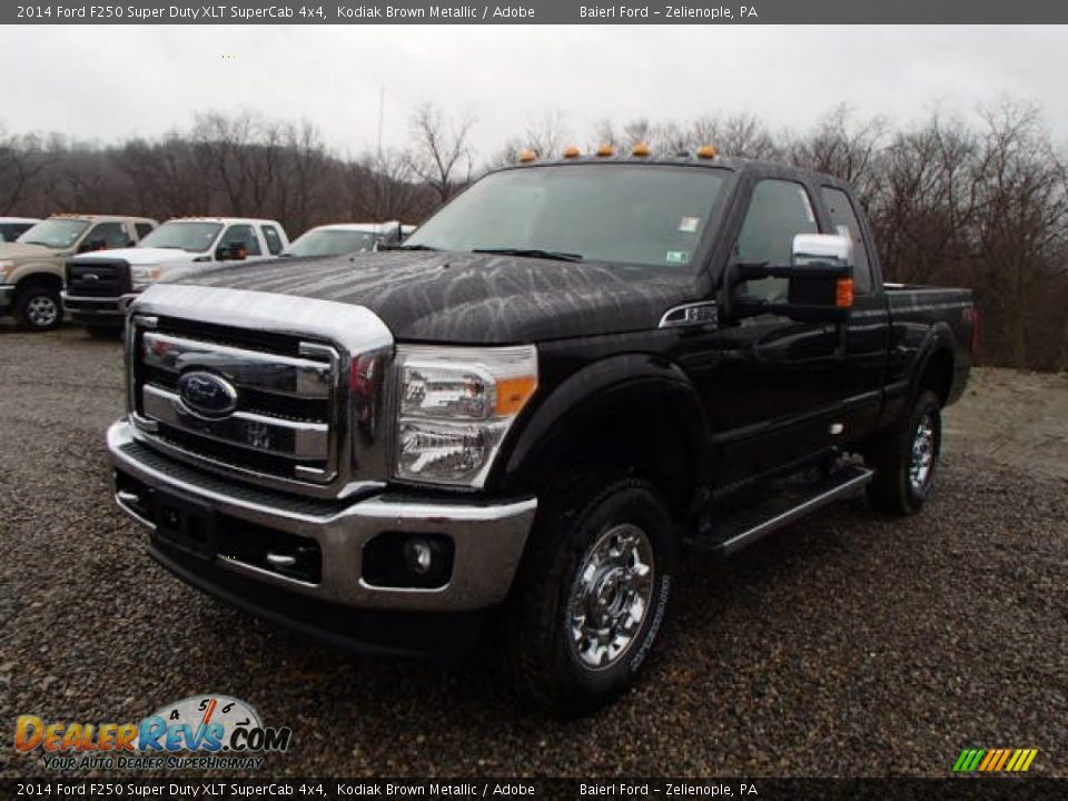 2014 Ford F250 Super Duty XLT SuperCab 4x4 Kodiak Brown Metallic / Adobe Photo #4