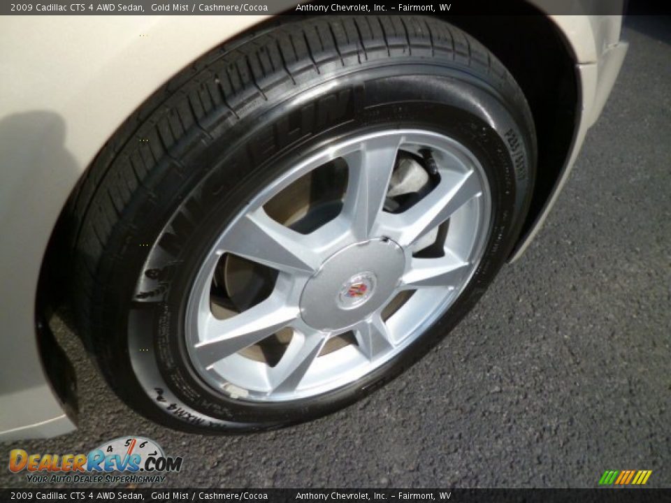 2009 Cadillac CTS 4 AWD Sedan Gold Mist / Cashmere/Cocoa Photo #8