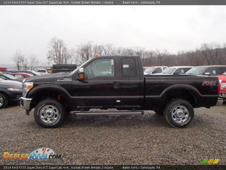 2014 Ford F250 Super Duty XLT SuperCab 4x4 Kodiak Brown Metallic / Adobe Photo #5