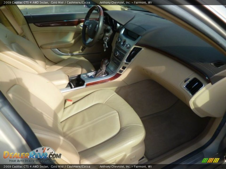 2009 Cadillac CTS 4 AWD Sedan Gold Mist / Cashmere/Cocoa Photo #9