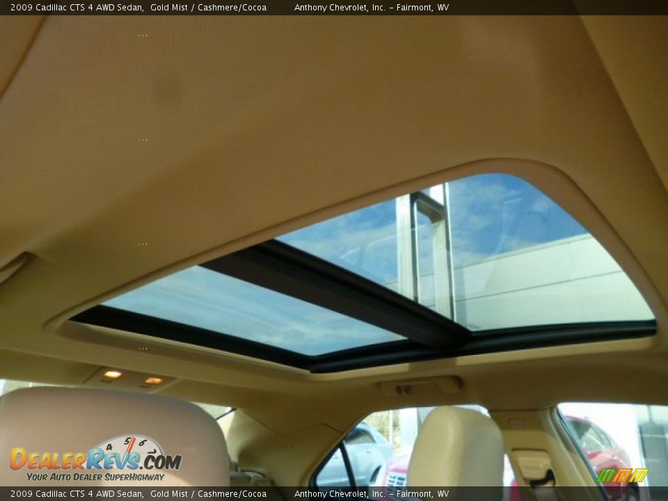 2009 Cadillac CTS 4 AWD Sedan Gold Mist / Cashmere/Cocoa Photo #11