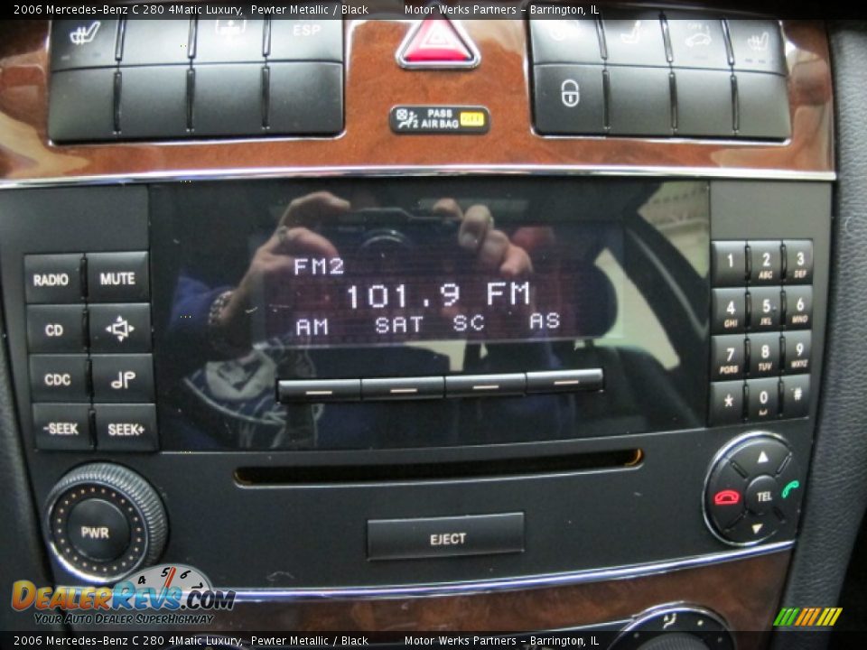 2006 Mercedes-Benz C 280 4Matic Luxury Pewter Metallic / Black Photo #29