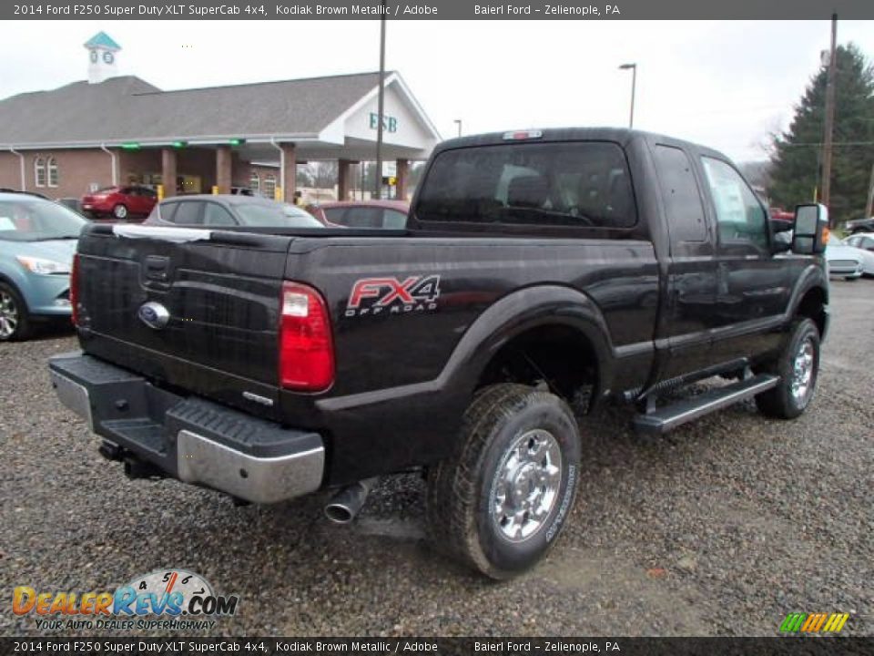 2014 Ford F250 Super Duty XLT SuperCab 4x4 Kodiak Brown Metallic / Adobe Photo #8