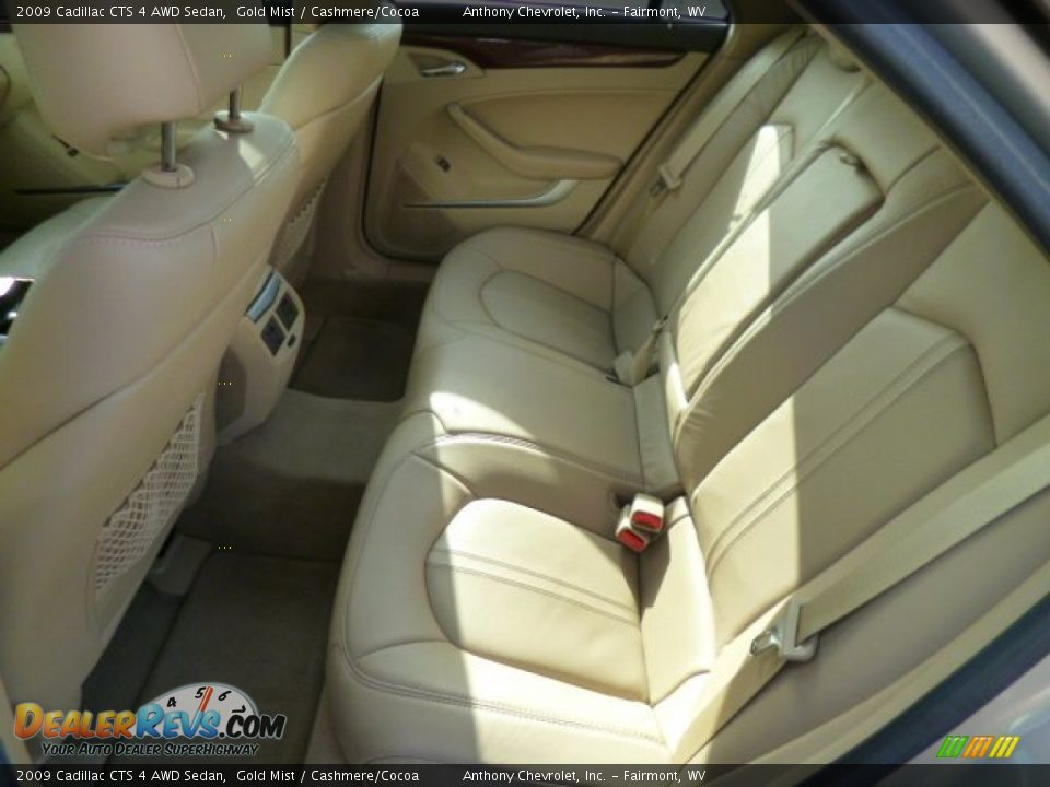 2009 Cadillac CTS 4 AWD Sedan Gold Mist / Cashmere/Cocoa Photo #13