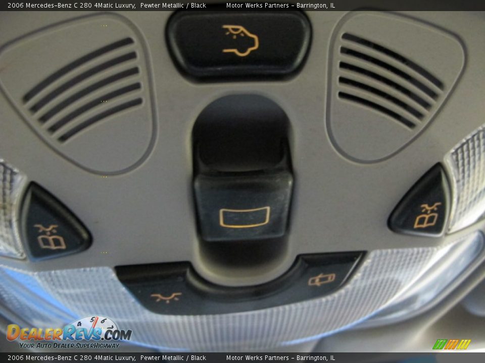 2006 Mercedes-Benz C 280 4Matic Luxury Pewter Metallic / Black Photo #31