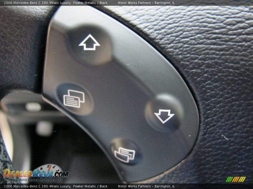 2006 Mercedes-Benz C 280 4Matic Luxury Pewter Metallic / Black Photo #33