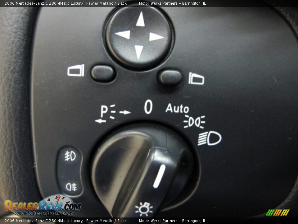 2006 Mercedes-Benz C 280 4Matic Luxury Pewter Metallic / Black Photo #35