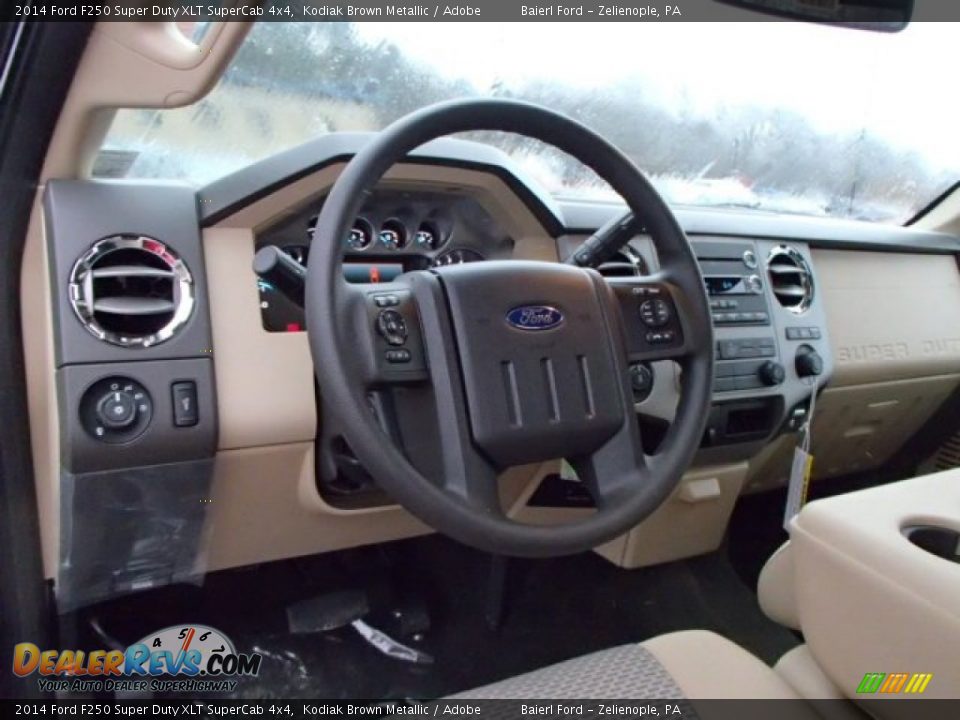 2014 Ford F250 Super Duty XLT SuperCab 4x4 Kodiak Brown Metallic / Adobe Photo #14