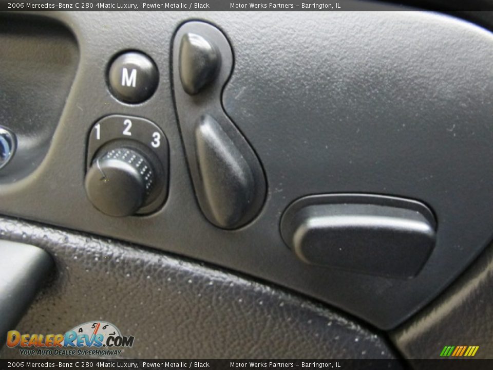 2006 Mercedes-Benz C 280 4Matic Luxury Pewter Metallic / Black Photo #36