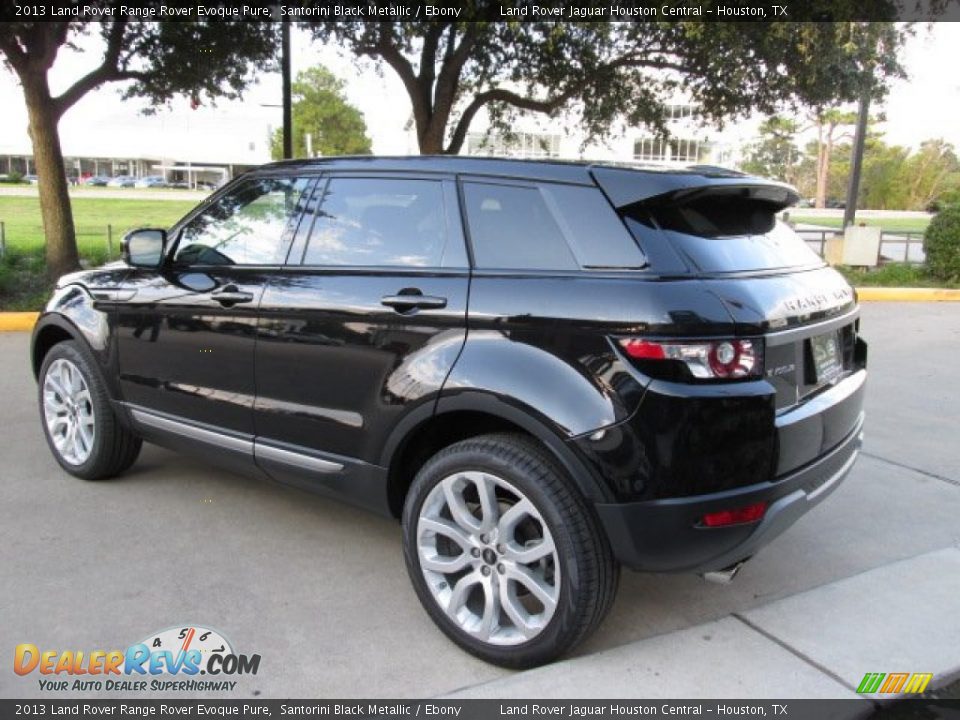 2013 Land Rover Range Rover Evoque Pure Santorini Black Metallic / Ebony Photo #5