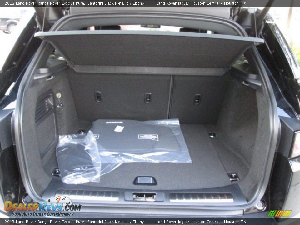 2013 Land Rover Range Rover Evoque Pure Santorini Black Metallic / Ebony Photo #7