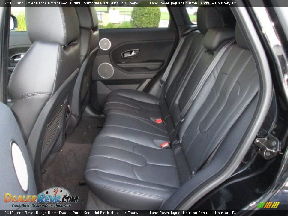 2013 Land Rover Range Rover Evoque Pure Santorini Black Metallic / Ebony Photo #11