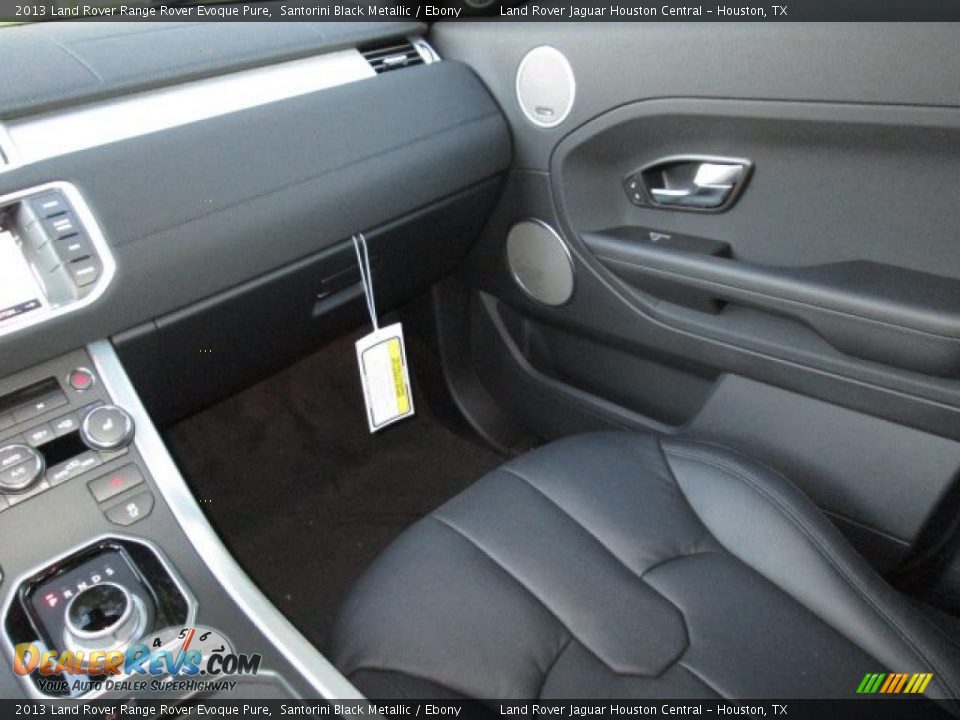 2013 Land Rover Range Rover Evoque Pure Santorini Black Metallic / Ebony Photo #14