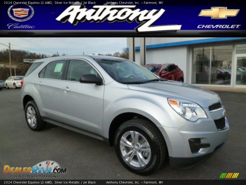 2014 Chevrolet Equinox LS AWD Silver Ice Metallic / Jet Black Photo #1