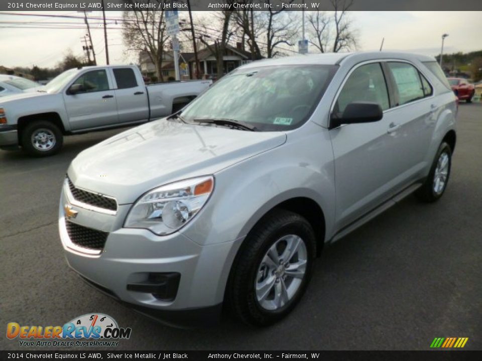 2014 Chevrolet Equinox LS AWD Silver Ice Metallic / Jet Black Photo #3