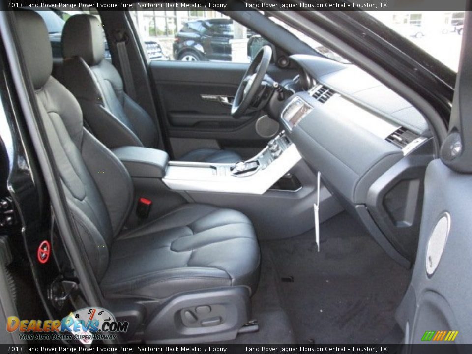 2013 Land Rover Range Rover Evoque Pure Santorini Black Metallic / Ebony Photo #18