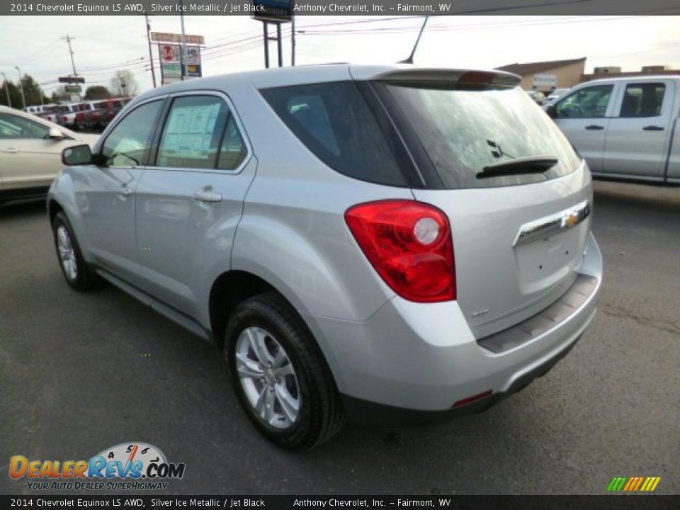 2014 Chevrolet Equinox LS AWD Silver Ice Metallic / Jet Black Photo #5
