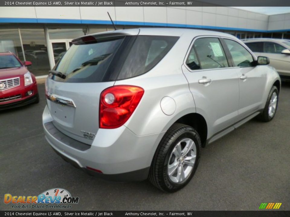 2014 Chevrolet Equinox LS AWD Silver Ice Metallic / Jet Black Photo #7