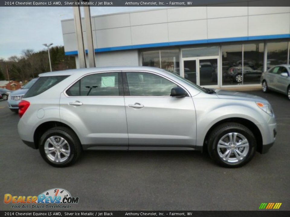 2014 Chevrolet Equinox LS AWD Silver Ice Metallic / Jet Black Photo #8