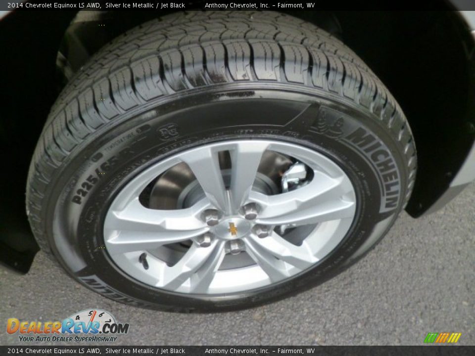 2014 Chevrolet Equinox LS AWD Silver Ice Metallic / Jet Black Photo #9