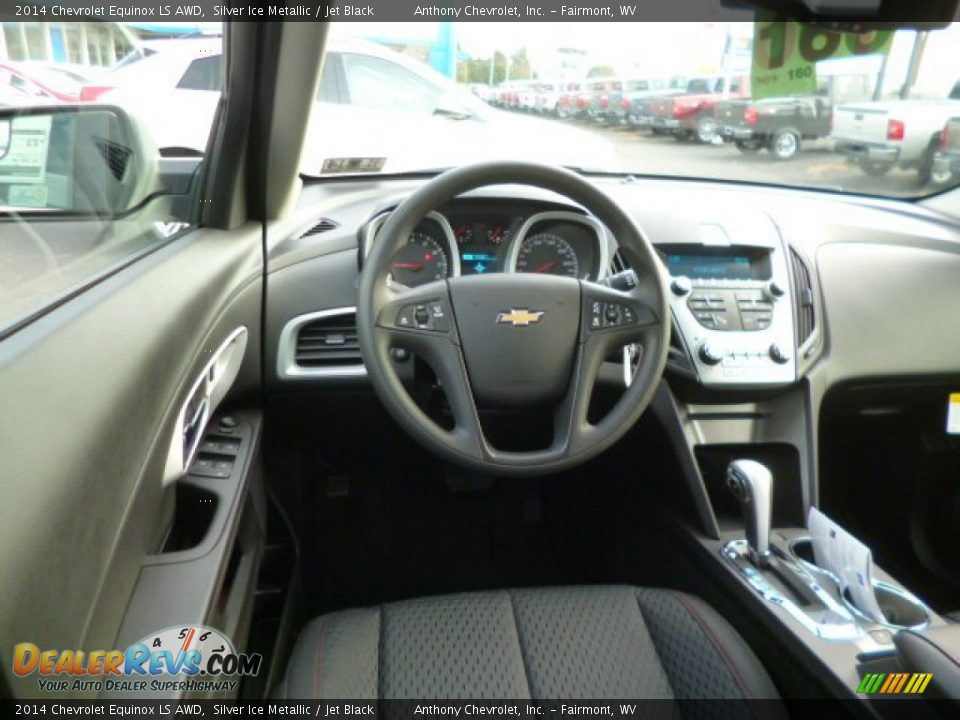2014 Chevrolet Equinox LS AWD Silver Ice Metallic / Jet Black Photo #14