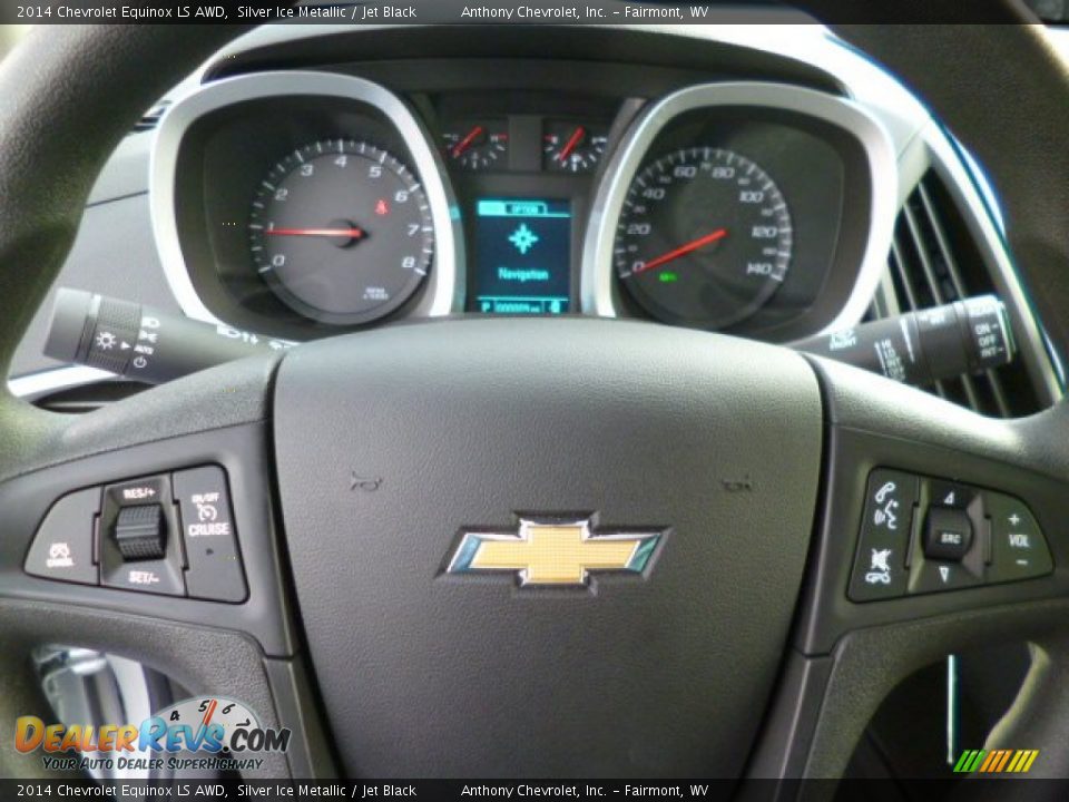 2014 Chevrolet Equinox LS AWD Silver Ice Metallic / Jet Black Photo #18