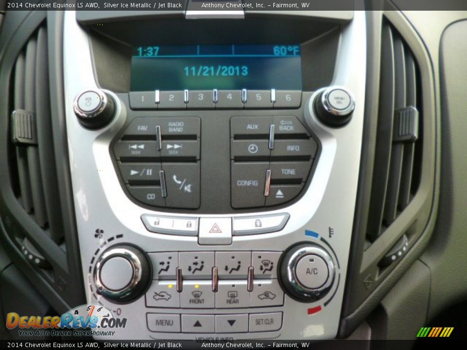 2014 Chevrolet Equinox LS AWD Silver Ice Metallic / Jet Black Photo #19