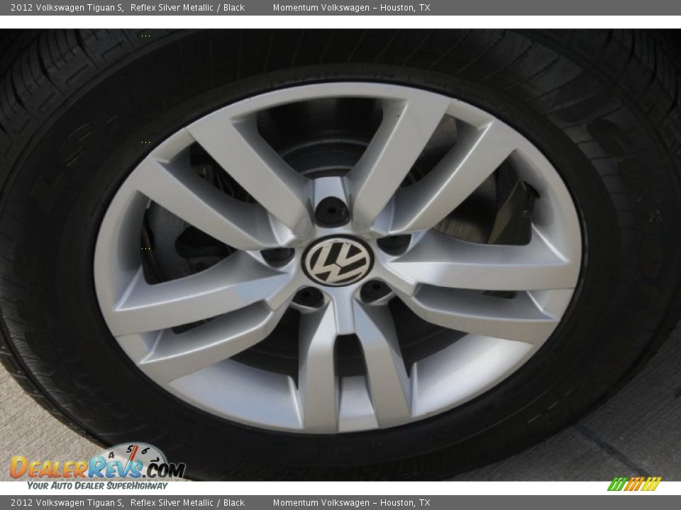 2012 Volkswagen Tiguan S Reflex Silver Metallic / Black Photo #4