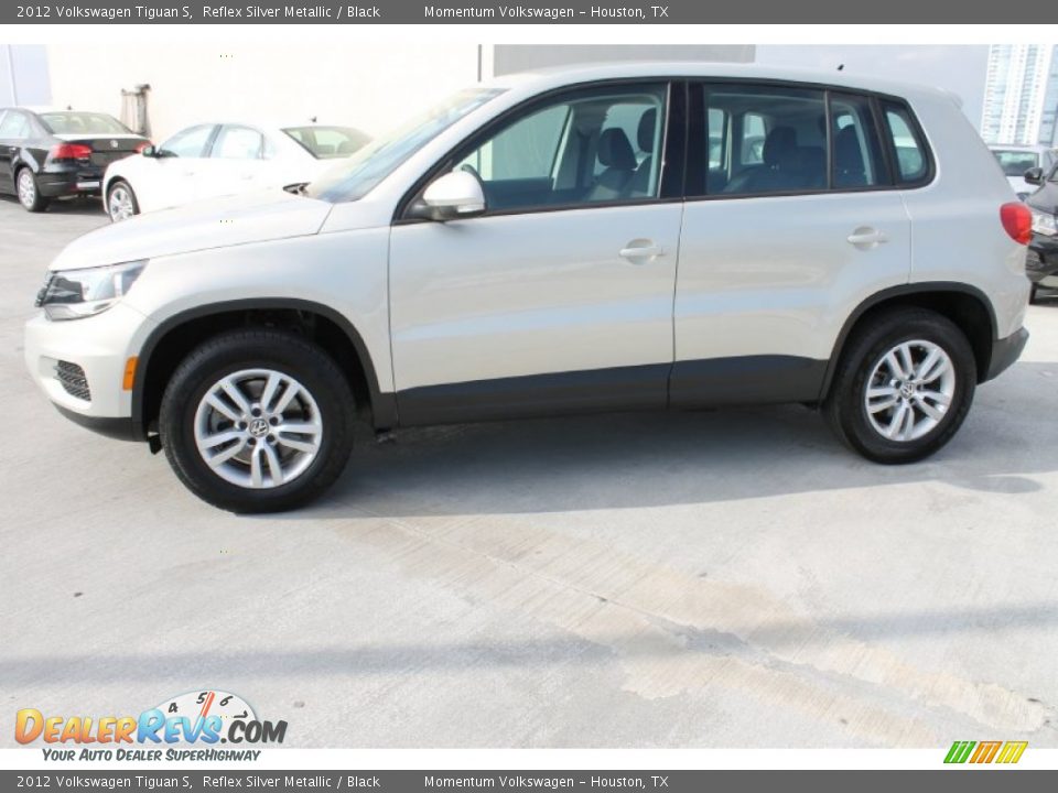 2012 Volkswagen Tiguan S Reflex Silver Metallic / Black Photo #5