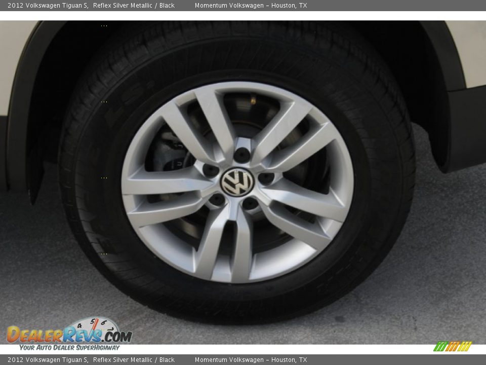 2012 Volkswagen Tiguan S Reflex Silver Metallic / Black Photo #6
