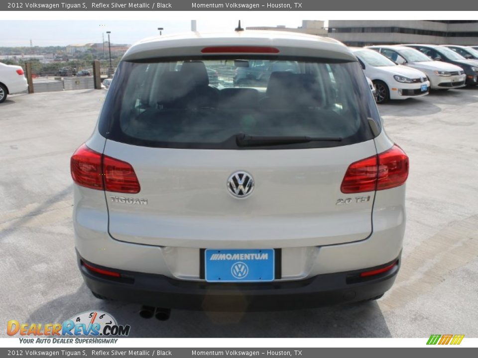 2012 Volkswagen Tiguan S Reflex Silver Metallic / Black Photo #8