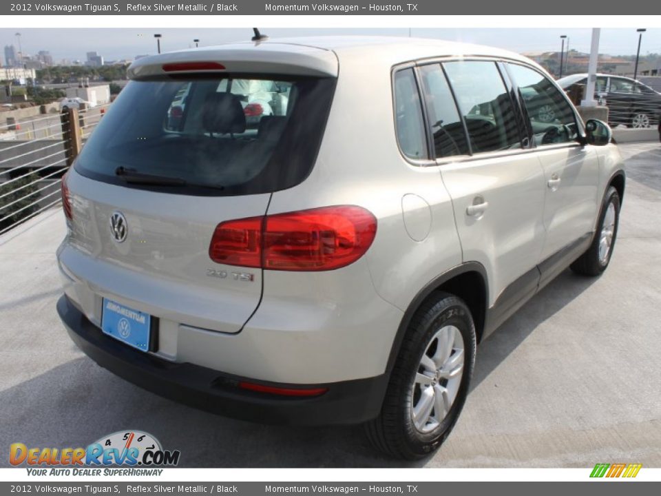 2012 Volkswagen Tiguan S Reflex Silver Metallic / Black Photo #9
