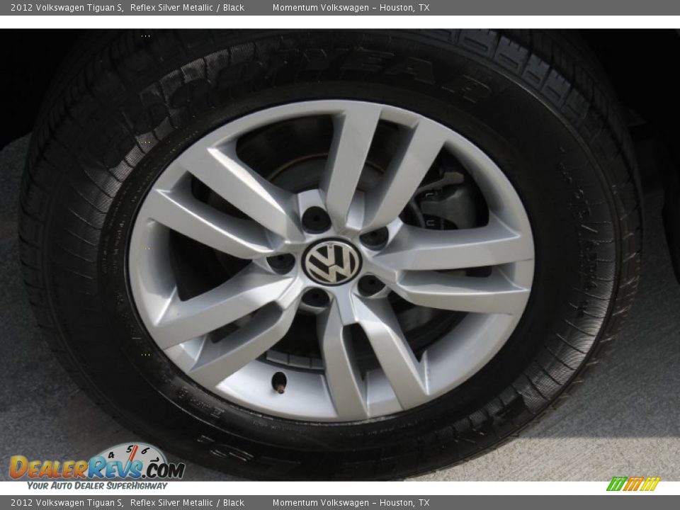 2012 Volkswagen Tiguan S Reflex Silver Metallic / Black Photo #10