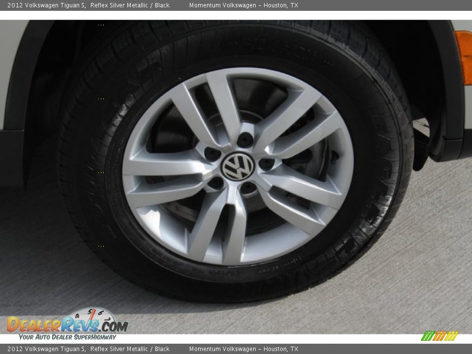 2012 Volkswagen Tiguan S Reflex Silver Metallic / Black Photo #12