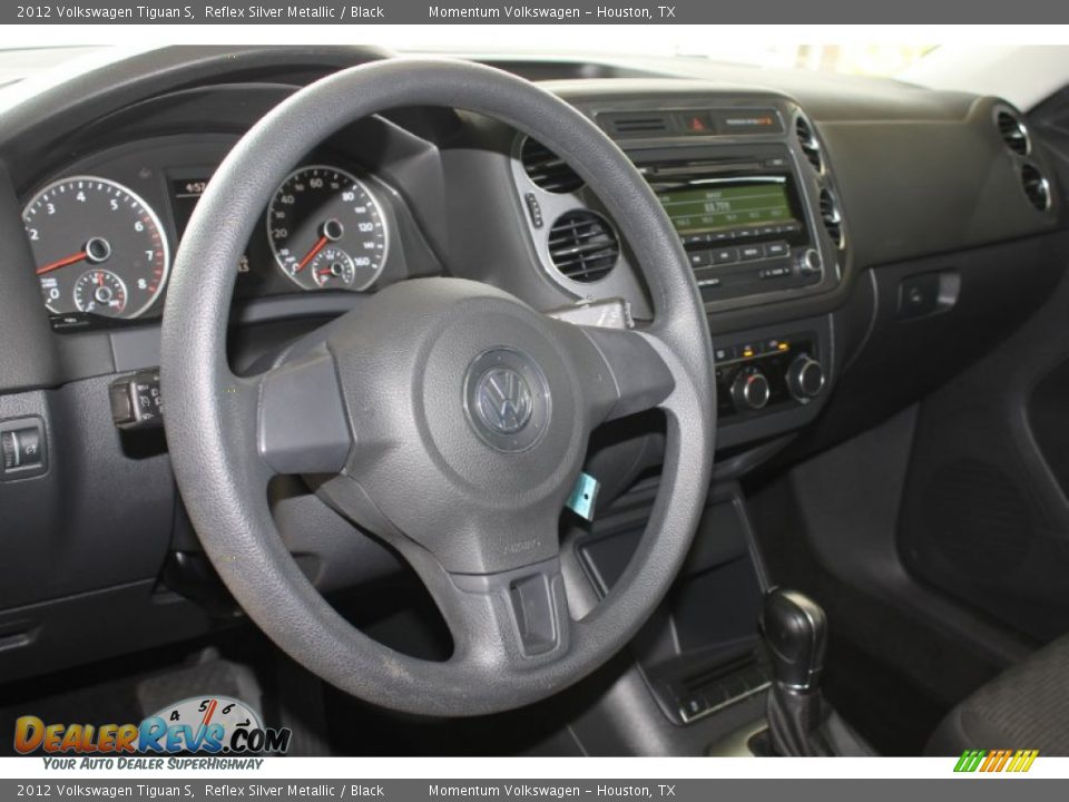 2012 Volkswagen Tiguan S Reflex Silver Metallic / Black Photo #15
