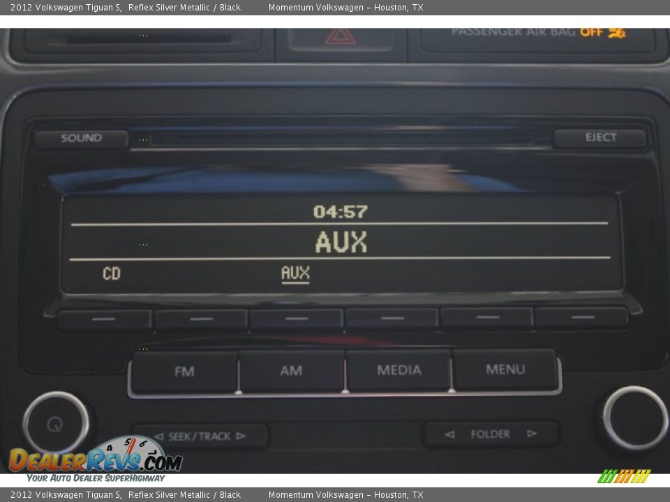 2012 Volkswagen Tiguan S Reflex Silver Metallic / Black Photo #16