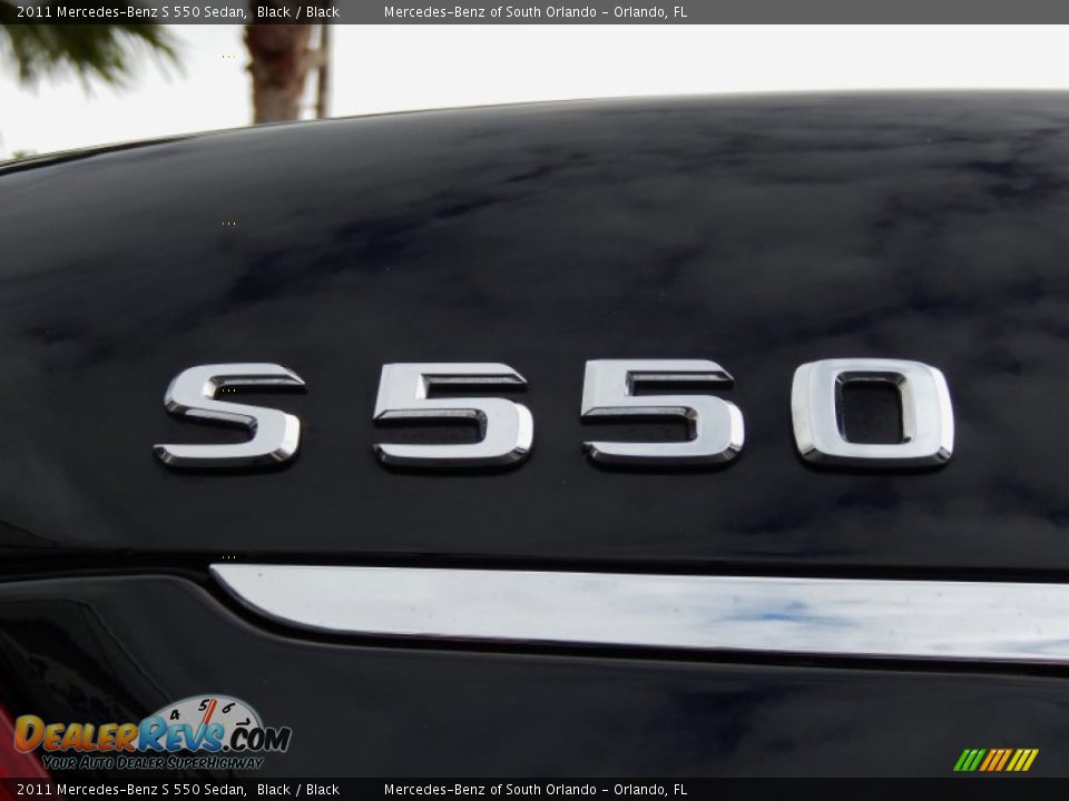 2011 Mercedes-Benz S 550 Sedan Black / Black Photo #9