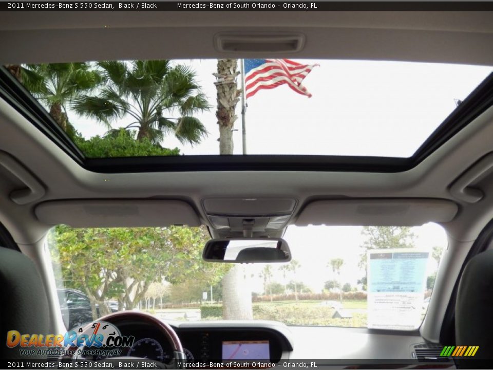 2011 Mercedes-Benz S 550 Sedan Black / Black Photo #19