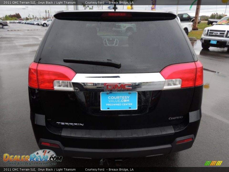 2011 GMC Terrain SLE Onyx Black / Light Titanium Photo #3