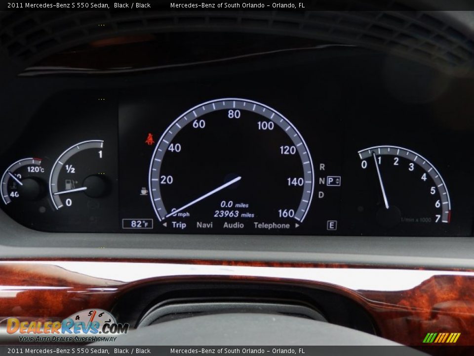 2011 Mercedes-Benz S 550 Sedan Black / Black Photo #22