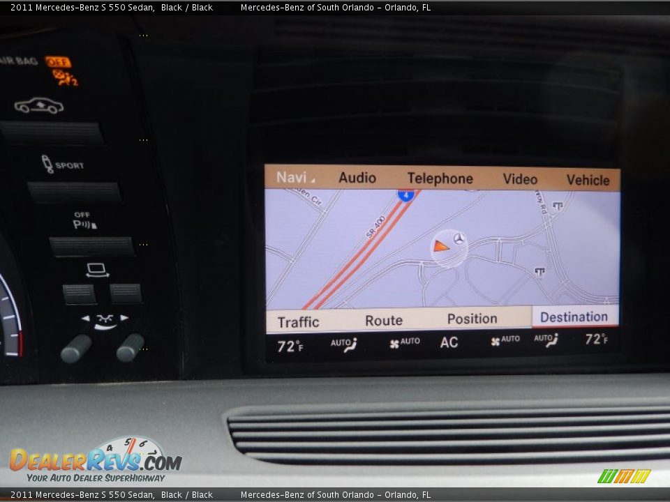 2011 Mercedes-Benz S 550 Sedan Black / Black Photo #23